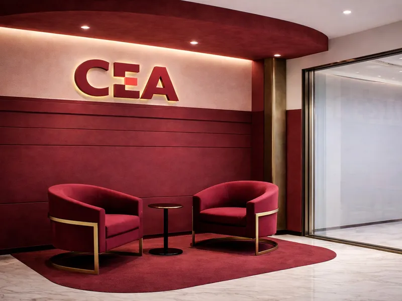 Rincón de fotocall corporativo del proyecto CEA