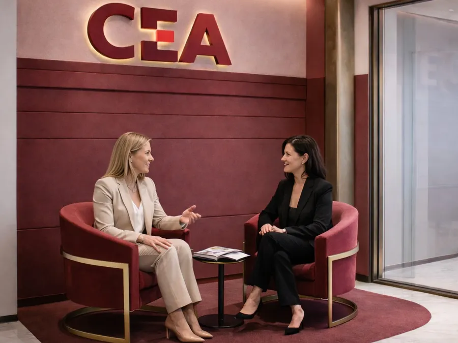 Corporate photocall with people, CEA project